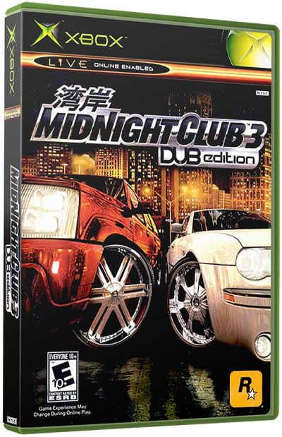 Midnight Club 3 - DUB Edition (USA)3D boxes